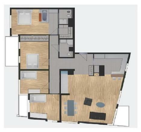 그단스크 Apartament 165M2, 500M Od Starowki 아파트 외부 사진